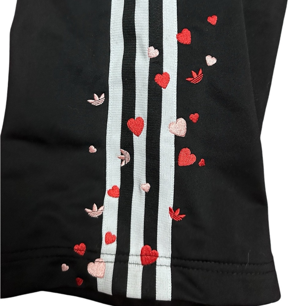 adidas Black Track Pants with White Stripes - Picture 2 of 6